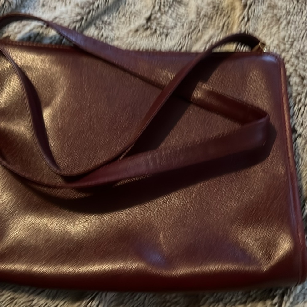 Dior vintage dark maroon cross body bag - Picture 12 of 13